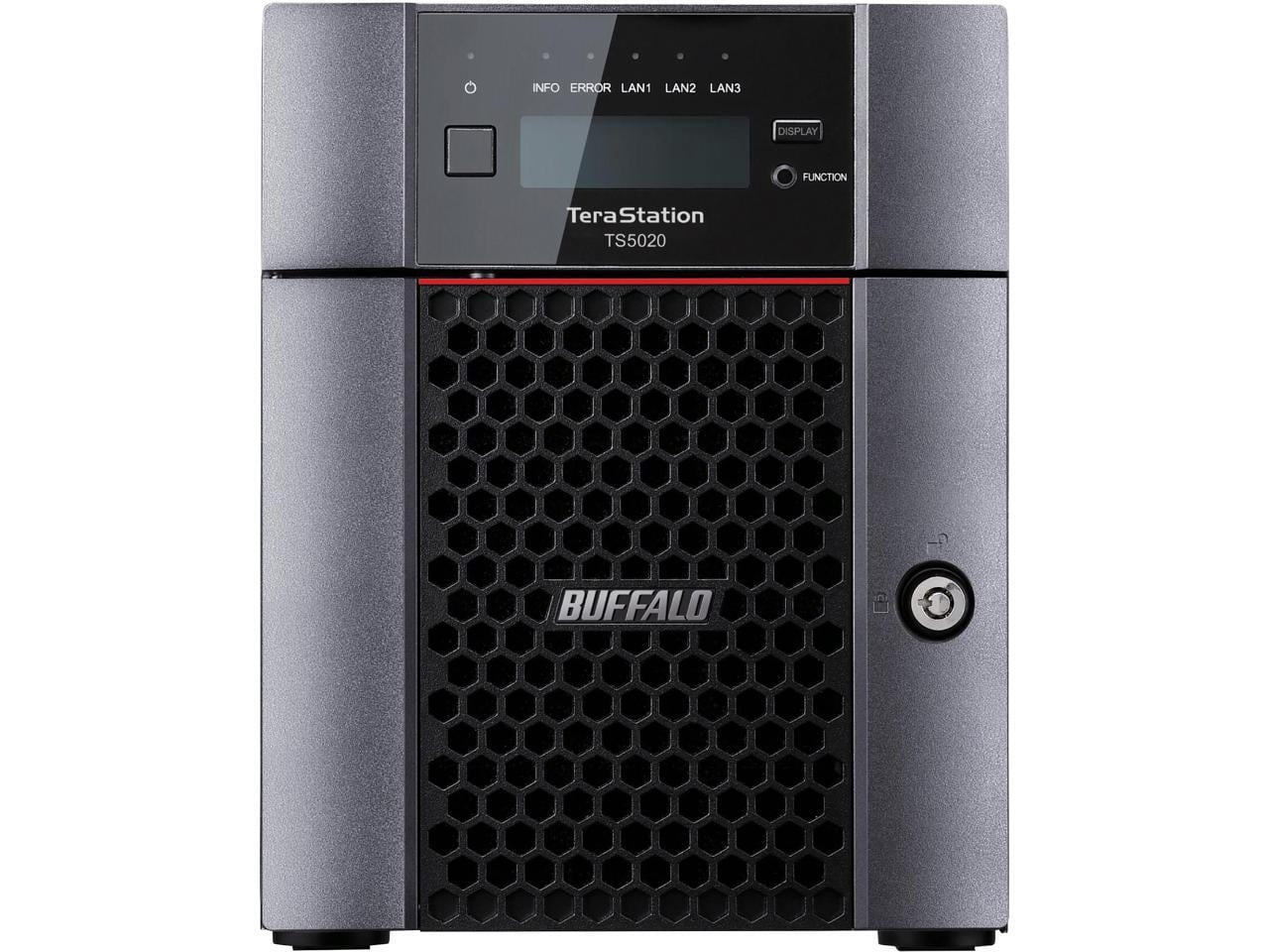 BUFFALO TeraStation 5420DN 4-Bay Secure Business Desktop NAS 24TB (2x12TB) w/ Hard Drives Included - Annapurna Labs Alpine Quad-core (4 Core) 2 GHz - 4 x HDD Supported - 2 x HDD Installed - 24 TB I...