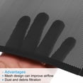 thumbnail image 4 of Uxcell 4"x8" Cubierta Magnética para Ventilación Paquete de 6 Cubiertas de Registros de Aire de Suelo y Pared Malla Negra 5.5 in X 12 in Negra 6pcs, 4 of 6