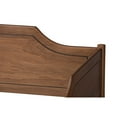thumbnail image 5 of Baxton Studio Alya Classic Traditional Farmhouse Walnut Brown Finished Wood Twin Size Daybed, 5 of 6