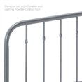 thumbnail image 4 of Modway Lennon Modern Farmhouse Metal Adjustable Headboard, Queen, Gray, 4 of 7