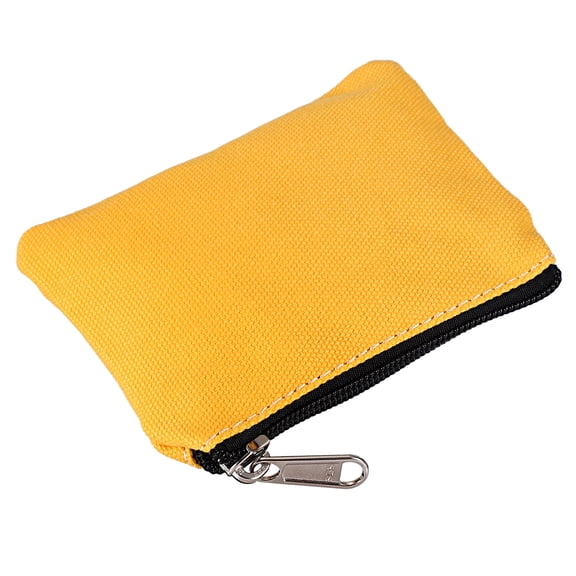 5" x 4" Coin Purse Pouch, Change Purses Small Organizer Bags with Zipper Canvas for Home, Gold