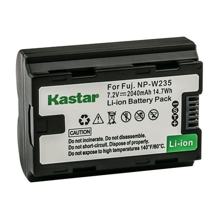 Kastar 1-Pack Battery Replacement for Fujifilm NP-W235 NPW235 Rechargeable Lithium-Ion Battery Fujifilm BC-W235 BCW235 Battery Charger Fujifilm GFX 100S GFX100S Medium Format Mirrorless Camera