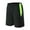 Green, variant on Men's Athletic Shorts Basketball Shorts Summer Csaual Basketball Elasticity Color Blocking Train Motion Shorts Gray