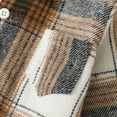 thumbnail image 6 of Kucnuzki 3T Toddler Boy Winter Outfits Pants Sets 4T Long Sleeve Gentle Lattice Hoodie Sweatshirt Top Elastic Pants 2PCS Set Beige, 6 of 9