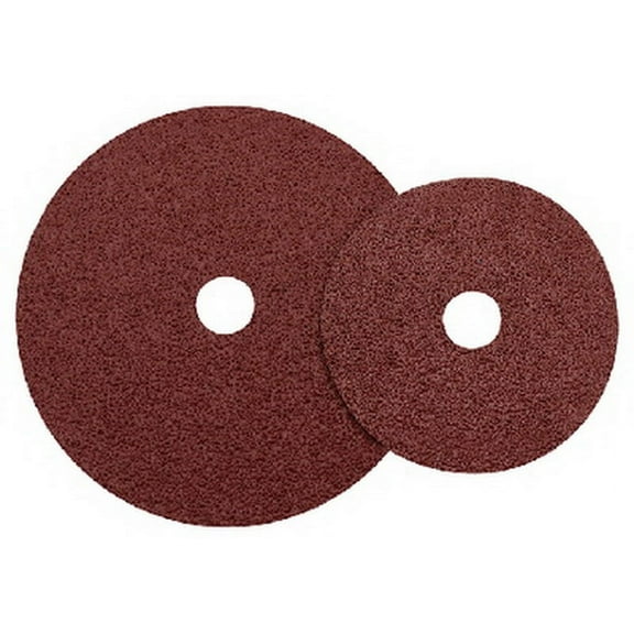 SEACHOICE 5" x 7/8", Brown Aluminum Oxide Disc, 25/Box Size: 5"