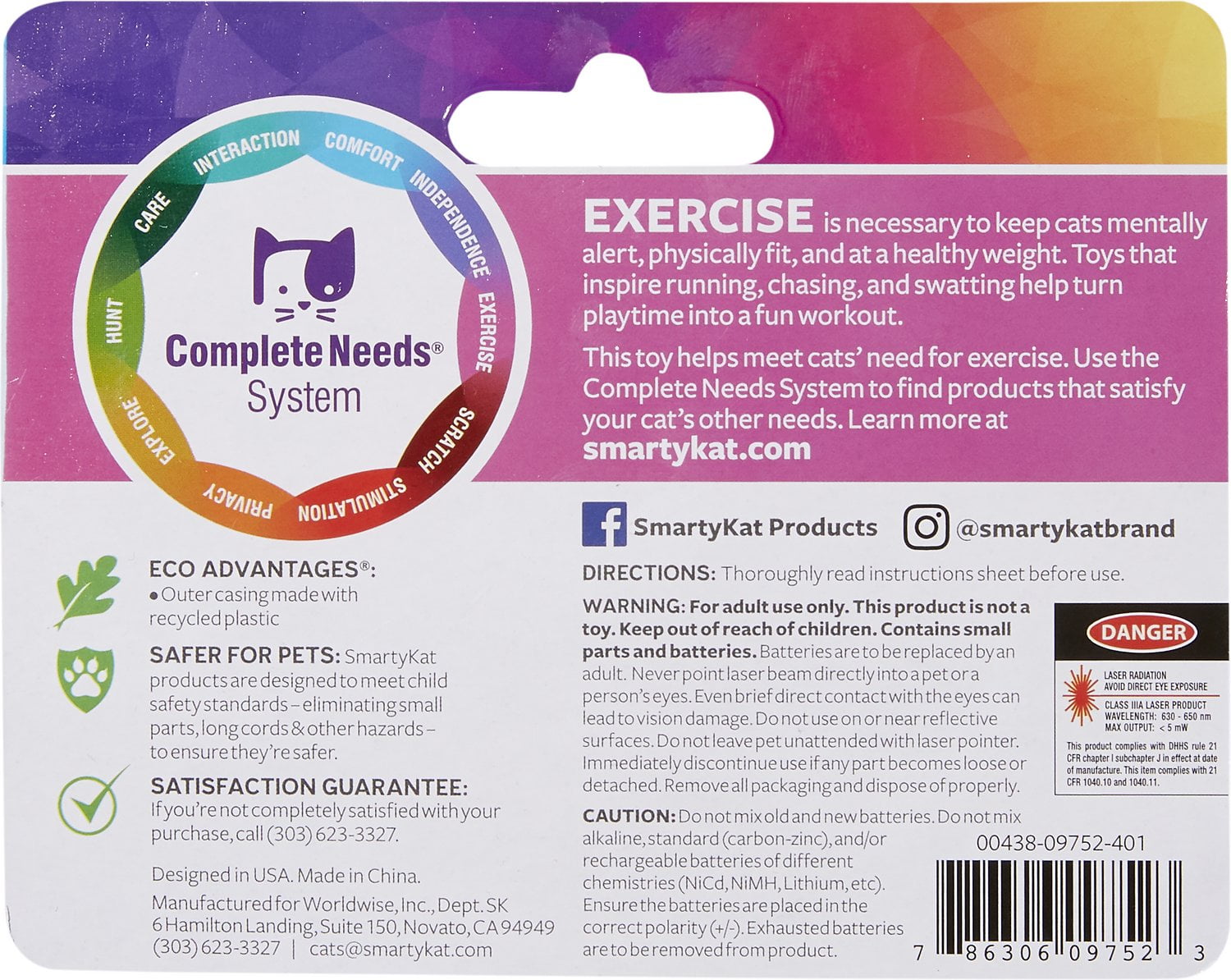 smarty cat loco laser