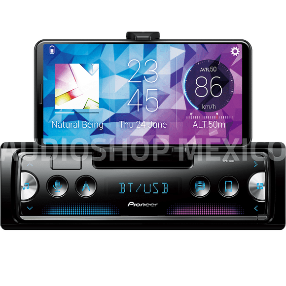 Autoestéreo Pantalla Receptora de Smartphone 1 DIN Pioneer SPH-10BT Bluetooth USB Spotify Pioneer SPH10BT