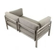 thumbnail image 2 of Pangea Home Cloud 25x65" Modern Aluminum Sofa in Gray Finish, 2 of 3