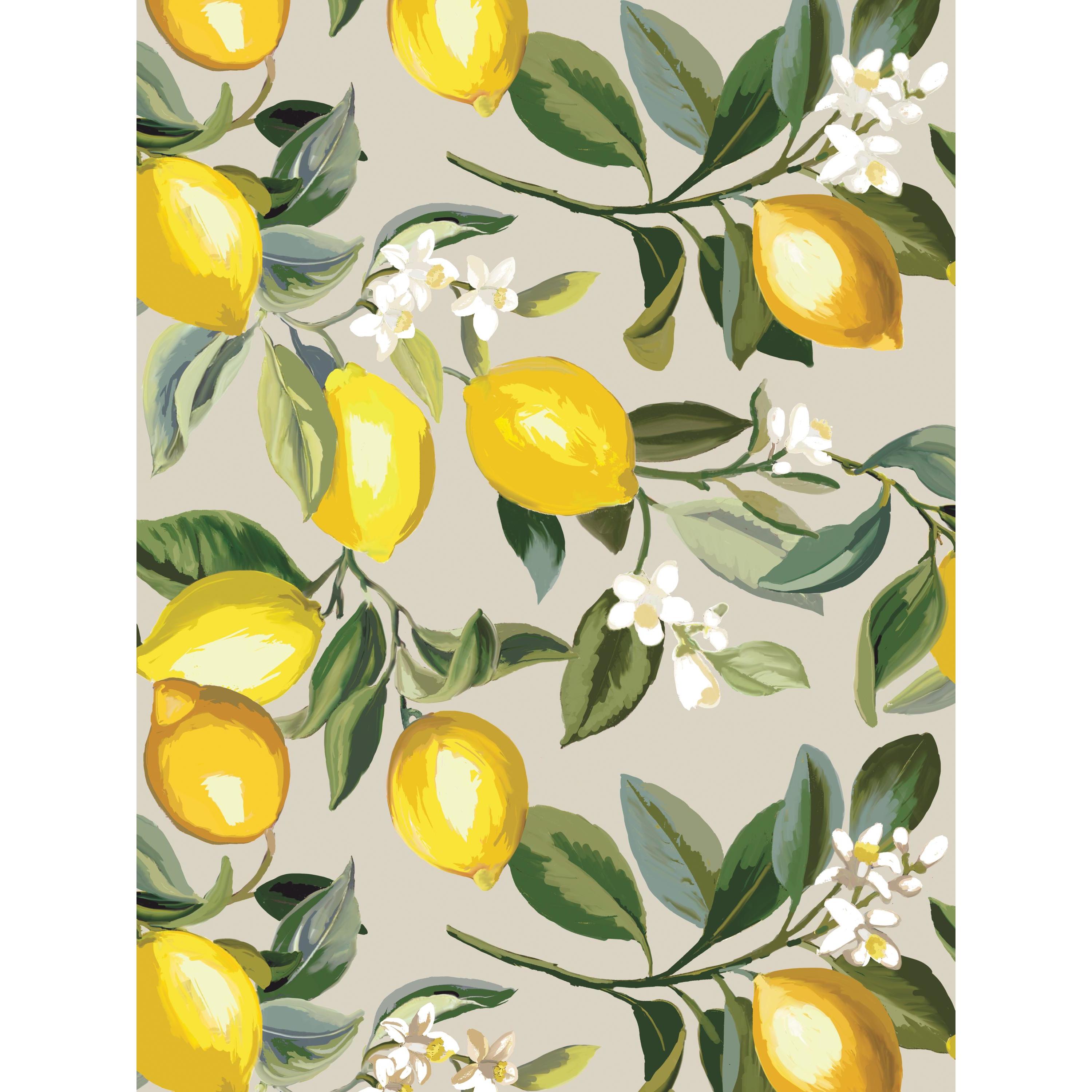 RoomMates Lemon Zest Peel and Stick Wallpaper - Walmart.com