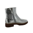 thumbnail image 3 of Fitflop Womens Kinbey Croc Embossed Ankle Boot Shoes, Silver, US 5, 3 of 3