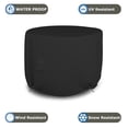 thumbnail image 4 of Round Patio Table Cover 18 Oz Waterproof - 100% Weather Resistant Outdoor Round Table Cover with Air Pocket and Drawstrap for Snug Fit (48" Dia x 24" H, Black), 4 of 7