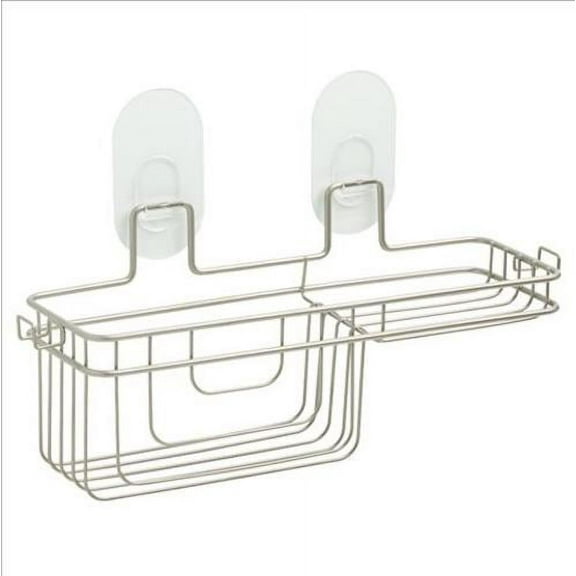 Franklin Brass Two-Tier Basket with Clear IncrediGrip Pads, Available in Multiple Colors
