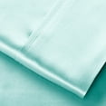 thumbnail image 6 of Luxury Satin Sheets Set King Size Aqua, 4-Piece Bedding Sets with Deep Pockets - Soft and Smooth Satin Bed Sheets for Ultra Comfort and Elegance, 6 of 8