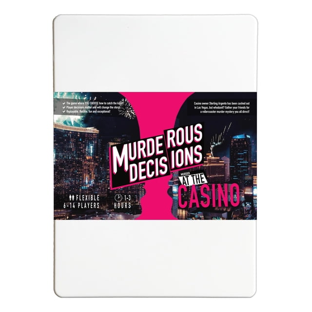Murder Mystery Dinner Party Game Murder at The Casino