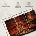 thumbnail image 6 of Elephant Stock Whiskey Glass Wall Art - Horizontal Multi Panel Canvas - Living Room Wall Decor - Food And Drink Multi Panel - Brown And Red Decor - 38" x 24", 6 of 8