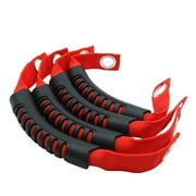 4pcs Red Unlimited Car Rear for Seat Grab Handle for Jeep Wrangler