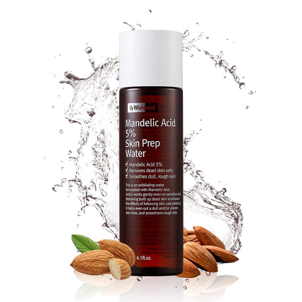 Toner BY WISHTREND Ácido mandélico al 5%, agua para preparar la piel, 120 ml