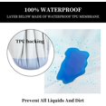 thumbnail image 3 of Waterproof Duvet Cover, Reversible Grey Waterproof Duvet Protector,Moisture, 3 of 8