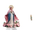 thumbnail image 1 of Adorno acrílico decorativo para mesa, estatua de María, figura de Lutero, obra de arte para escritorio, escultura de resina de Jesús, 1 of 8