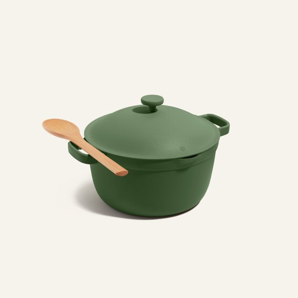 Our Place Perfect Pot An 8-in-1 family-sized, stovetop-to-oven nonstick pot Sage