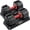 110LB(55lbs*2), variant on GIKPAL 180LB(90lbs*2) Adjustable Dumbbells Set of 2,10 in 1 Quick-Select 12-90lbs Free Weight Adjustable Dumbbells for Men/Women Home Gym