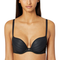 thumbnail image 4 of Freya Cameo Deco Plunge Moulded Underwire Bra (3160),28GG,Black, 4 of 12