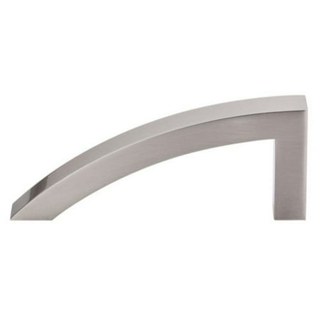 Nickel Black End Flush Pulls - Top Knobs TK35BSN Pull Nickel