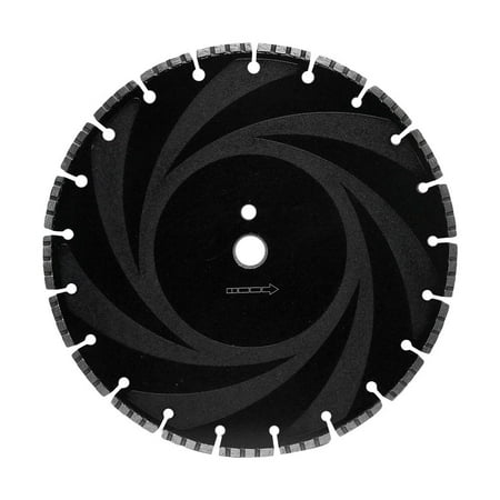 14'' x .125'' Ductile Iron Blade 1'' - 20mm, 5mm Rim Arbor Wet Dry Use Masonry Circular Saw Cutting Blade