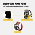 thumbnail image 3 of Strider Elbow & Knee Pads, Black - Easy to Attach - Durable & Washable - For Kids 18 Months to 5 Years Old, 3 of 7