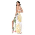 thumbnail image 3 of FORMRS Womens Beach Sarong Semi-Sheer Bikini Wrap Skirt Swimsuit Cover-ups, Grapefruit Slices, 3 of 7