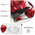 thumbnail image 6 of 5'x7' Area Rugs, Valentine's Day Indoor Outdoor Area Rug for Living Room Bedroom, Dark Red Love Heart Ballons Romantic Washable Bathroom Rugs Kitchen Floor Carpet Mats Home Decor Aesthetic, 6 of 8