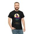 thumbnail image 5 of Unisex Heavy Cotton Streetwear Halloween T-shirt Wizard Of Owls, 5 of 12