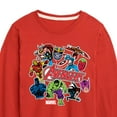 thumbnail image 3 of Marvel The Avengers - Stickers Style - Toddler And Youth Long Sleeve Graphic T-Shirt, 3 of 5