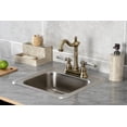 thumbnail image 2 of Kingston Brass Wilshire Two-Handle Antique Brass Bar Faucet, 2 of 5