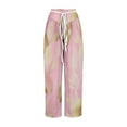 thumbnail image 3 of Zuesphe Womens Pants Casual Capri Pants for Women Cotton Wide Leg Baggy Pants Women Cargo Pants Women Baggy Y2k, 3 of 4