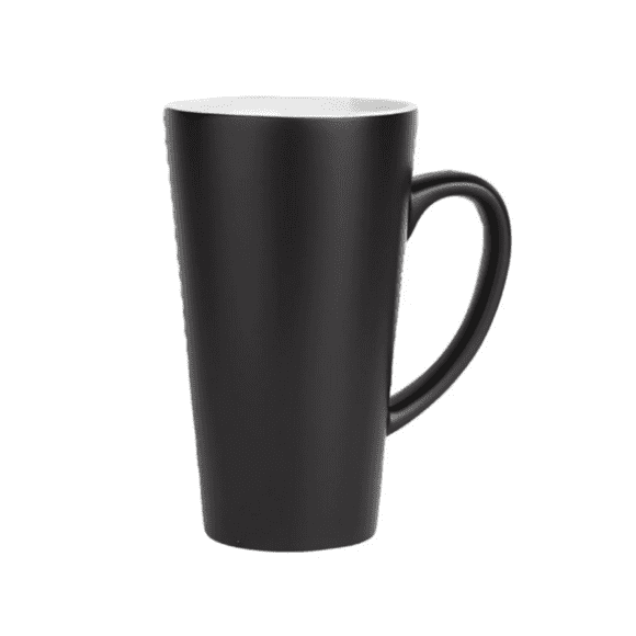 Taza Magica Conica Sublimacion Sublimar Negra 17oz Color Make Color Negro