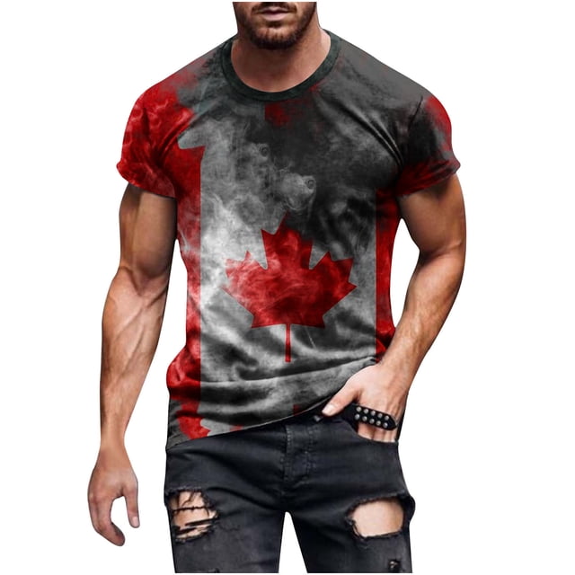 Mens Casual Pantalones Cortos Raya Impresión Suéter Fitness Deportes Camiseta, Poliéster Cuello Redondo Blusa para Al Aire Libre, Diario Y Primavera Verano Desgaste