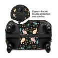 thumbnail image 4 of Daiia Cute Rabbit And Flower Luggage Cover, Thickened Washable Travel Luggage Covers, Elastic Unique Baggage Covers for 18-20 inch Luggage-Medium, 4 of 9