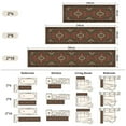 thumbnail image 6 of Runner Rugs for Hallway, 2x10 Washable Soft Non Slip Floor Rugs for Kitchen, Modern Mat for Living Room Bedroom Entryway Red & Green, 6 of 7