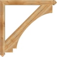 thumbnail image 3 of Ekena Millwork 4"W x 48"D x 48"H Imperial Arts & Crafts Rough Sawn Bracket, Western Red Cedar, 3 of 4