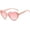 Pink+Gradient Pink Lens, variant on Polarized Heart Sunglasses for Women,Fashion Oversized Love Sunglasses UV Protection