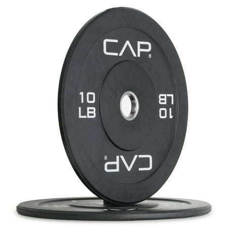 CAP Barbell Olympic Rubber Bumper Plates (Pairs/Singles by sizes)