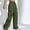 Army Green, variant on Titcea Summer Pants for Women 2024 Elastic Waist Drawstring Solid Color Sports Pants Loose Comfort Summer Casual Joggers Pants with Pockets, Gifts for Her