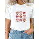 thumbnail image 1 of Chic Women's Casual Black T-Shirt with Cupid & Bow Print - 100%, Round Neck, Short Sleeve - Breathable & Versatile for Outdoor Activities & Travel Tee For Adult, Men, Women, Teen, Teenager, Adolescen, 1 of 6