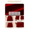 thumbnail image 5 of TEMOFON Womens Stretchy Wide Leg Palazzo Lounge Pants Casual Comfy High Waist Dress Pants Brickred, 5 of 8