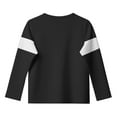 thumbnail image 5 of Blusas y camisas de manga corta con cuello redondo para verano y primavera, moda para niños pequeños, blusa lisa con cuello redondo y manga 3/4 para mujer, blusa de poliéster para niños, 5 of 5
