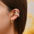 thumbnail image 3 of Ear Cuff de perlas para mujer, pendientes bohemios apilables en forma de C con diamantes de imitación de circonia cúbica, pendientes de Clip pequeños, joyería de boda, nueva moda 2024, 3 of 5