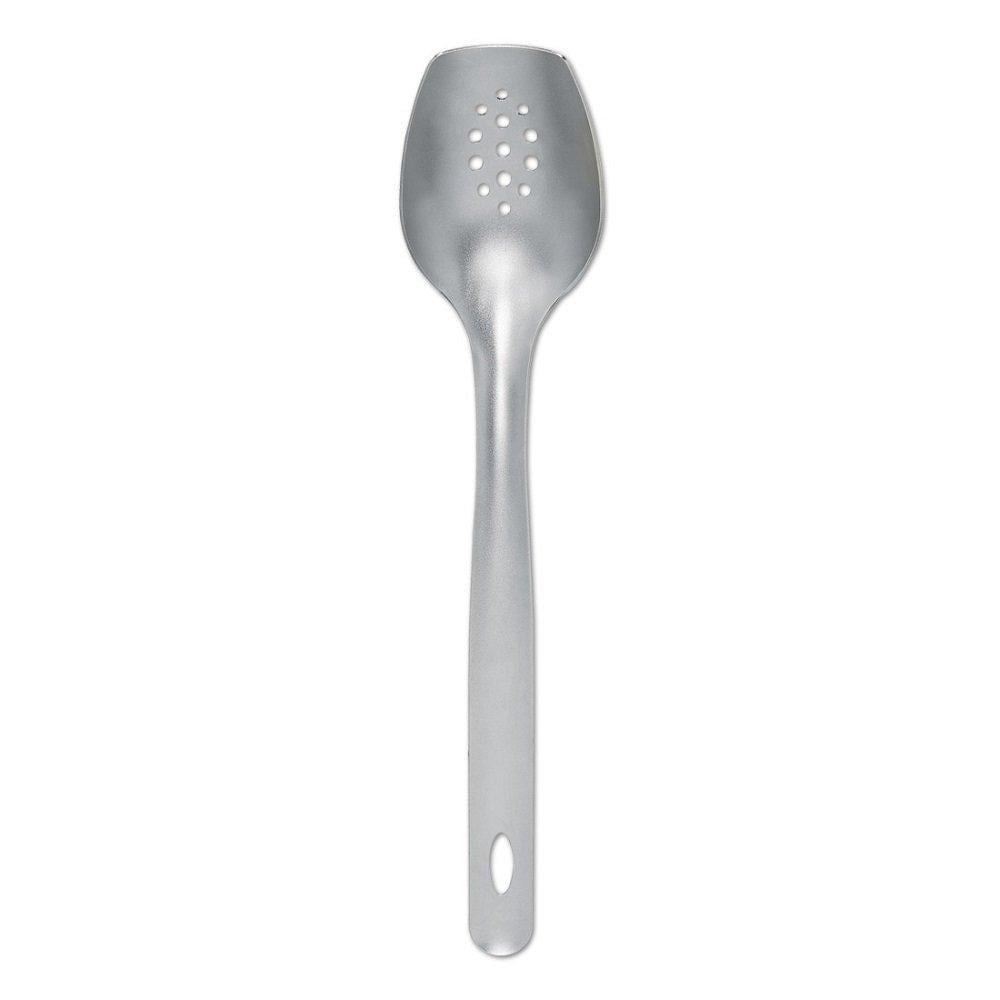 DESLON Stainless Steel Slotted Spoon Long Handle Cooking Spoon with Holes 