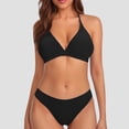 thumbnail image 2 of LIUJUNSHOP Women Two Piece Triangle Bikini Set Bathing Suit Swimsuit Full Coverage Bottom, 2 of 6