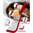 thumbnail image 4 of Espátula de silicona para pescado para utensilios de cocina antiadherentes, espátula ranurada resistente al calor para cocinar (rojo) oso de fresa Electrónica, 4 of 5